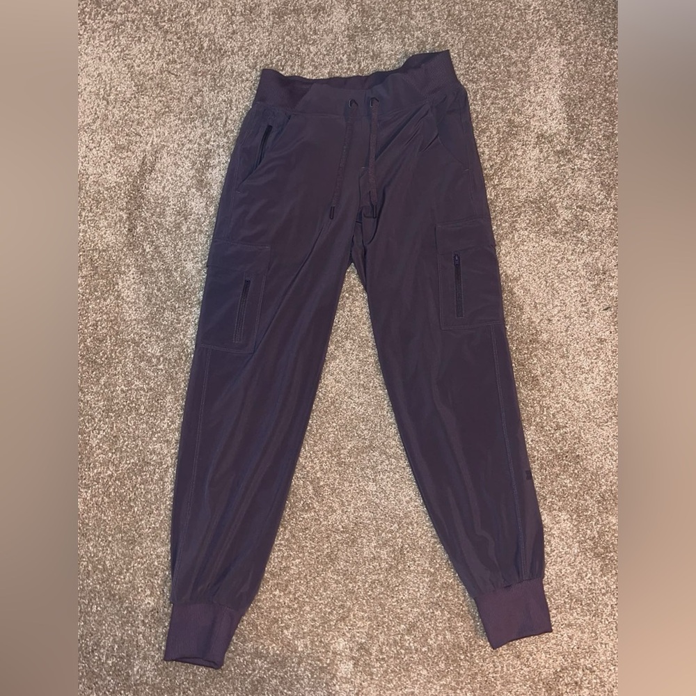 purple joggers size xs
